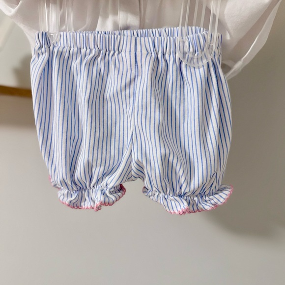 EUC Smocked Turkey Set by Petit Bebe 12 Months - Picture 3 of 6